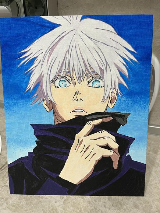 Аниме рисунка на Gojo Satoru
