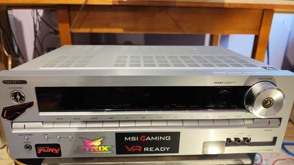 receiver Onkyo TX-SR333 cu bluetooth HDMI 4k/60 telecomandă