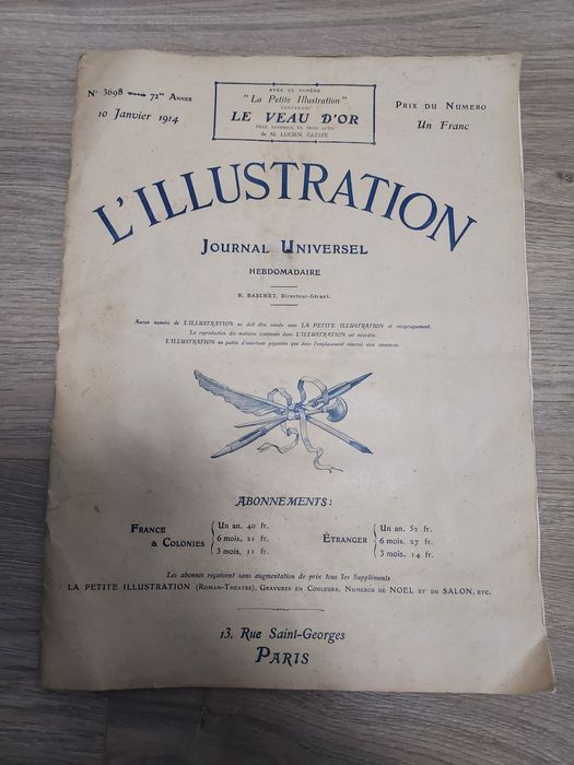 Revista franceza de colectie an 1914