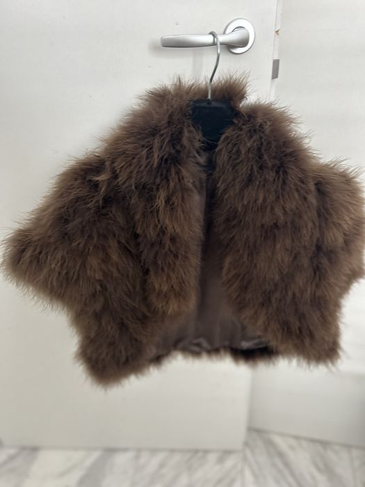 Bolerou din puf de strut Zara Basic -piesa de exterior/interior