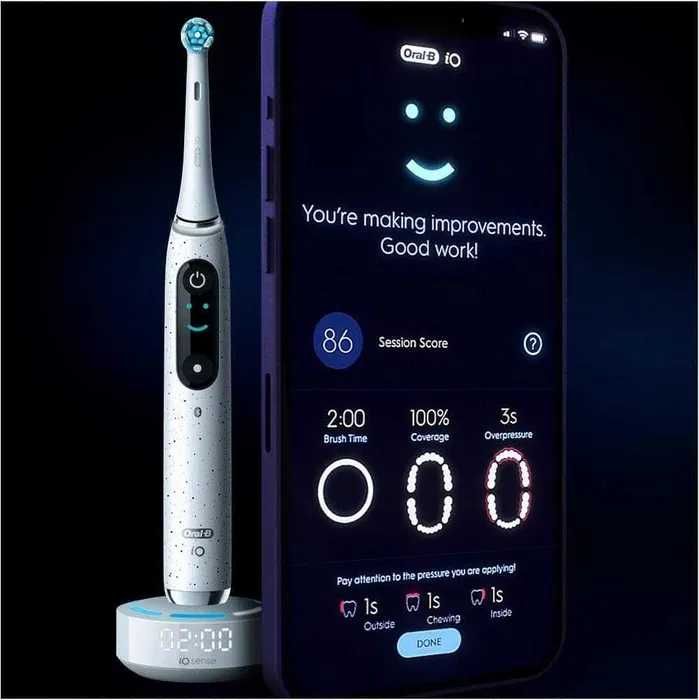 Електрическа четка Oral-B iO Series 10 - Stardust White НЕ РАЗПЕЧАТАНА