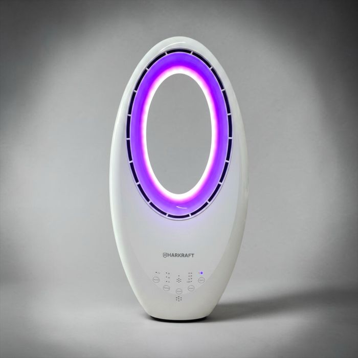 Ventilator fără pale – 60W, 3 viteze, timer, design modern