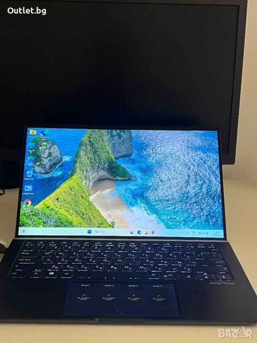 Asus Zenbook I7-8565U/ 8RAM/512SSD/Touchpad Display