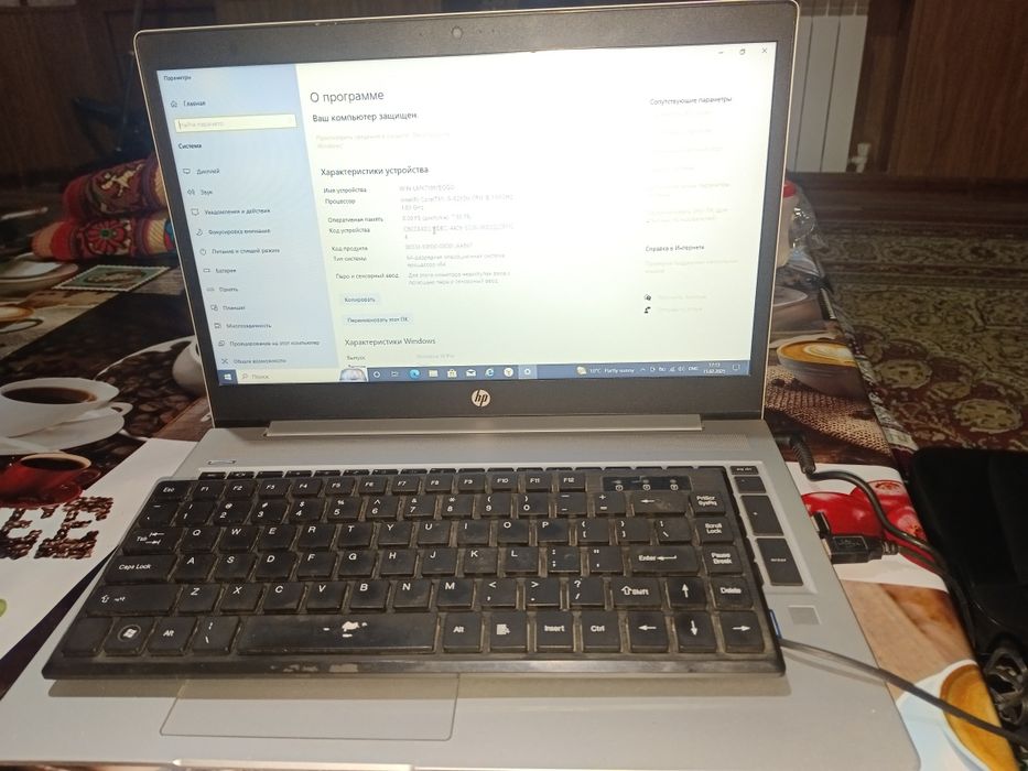 Notbook: Hp Pro Book Narxini kelishamiz
Intel(R) Core(Tм) i5-8265U gen