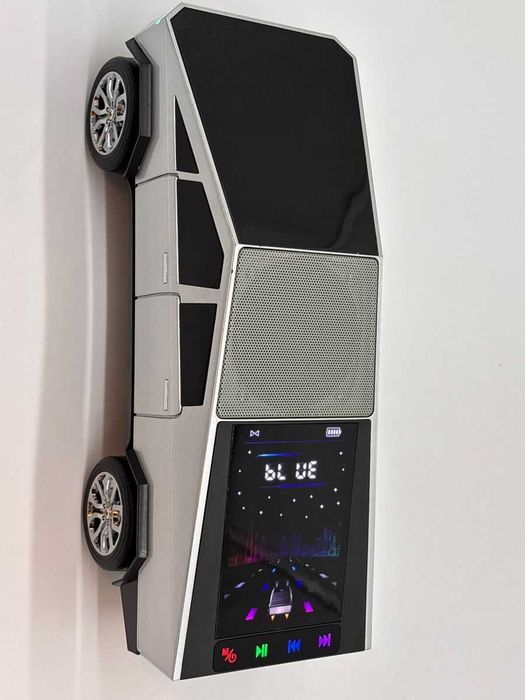 Boxa Bluetooth Tesla Cybertruck WS-580 cu lumini LED ecran touch