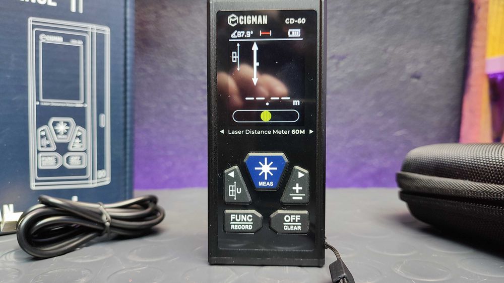 Лазерна ролетка с два лазера Cigman CD-60