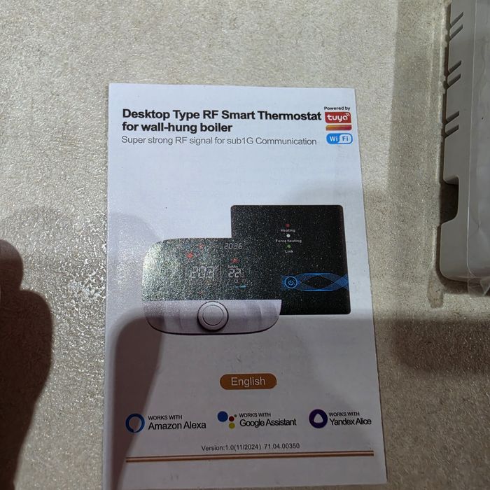 Нов Безжичен Смарт Термостат Tuya RF Smart Thermostat (WiFi / Sub1G)