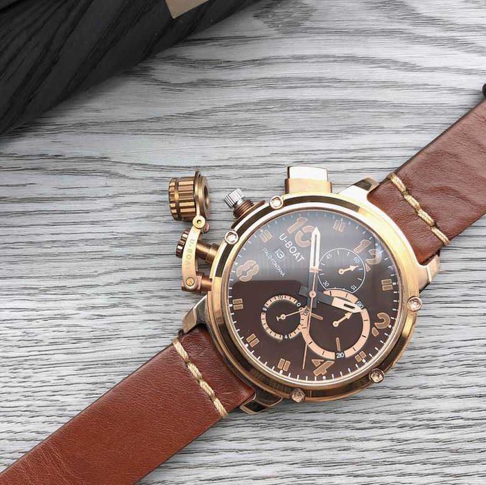 Ceas de cuarț pentru bărbați U-Boat U-51 Chimera Bronze