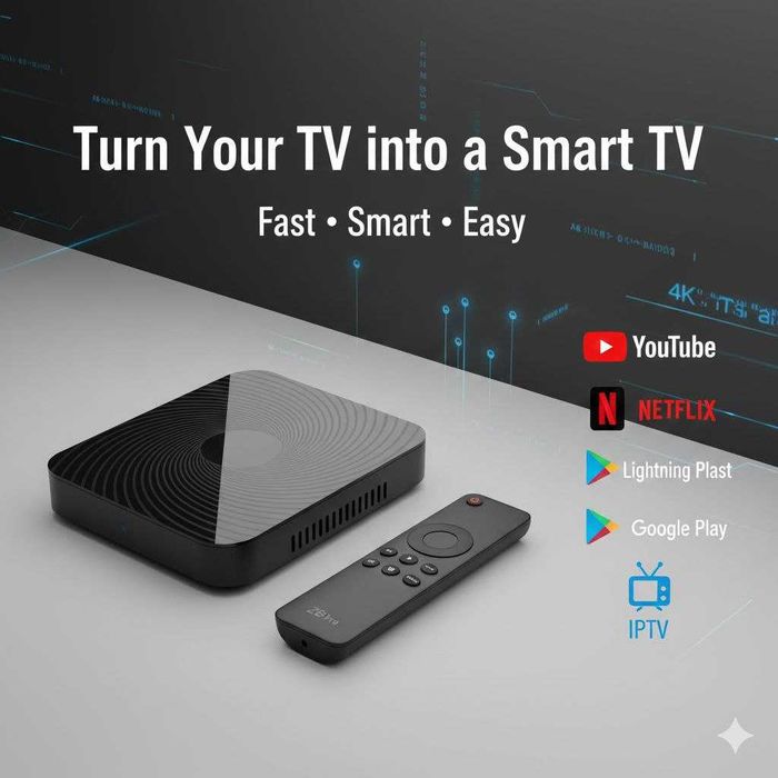 Z8 Pro Android TV Box 4GB/32GB | 8K | Smart TV | IPTV tayyor