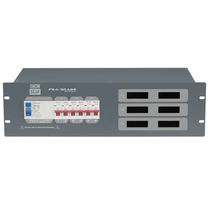 Distributie Showtec Showgear Powersplit 32 A PSA-32A6S