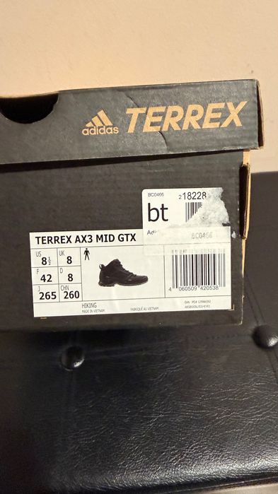 Adidas Terrex Ax3 Mid Gtx GORE-TEX