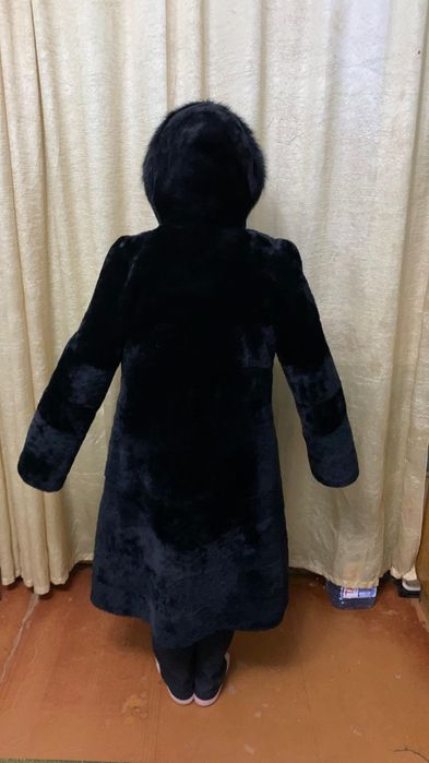 Шуба мутоновая зима