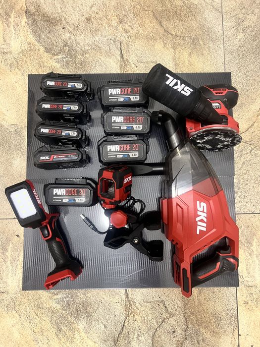 scule set Skil 20v brushless fierastrau bormasina impact  2Ah 4Ah 5Ah