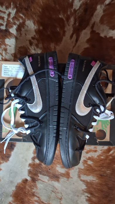 Sneakers negri — Stil Off-White / Street Deluxe