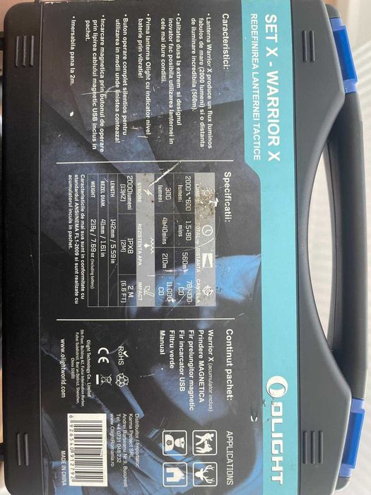 Set lanterna vanatoare Olight SET Warrior X