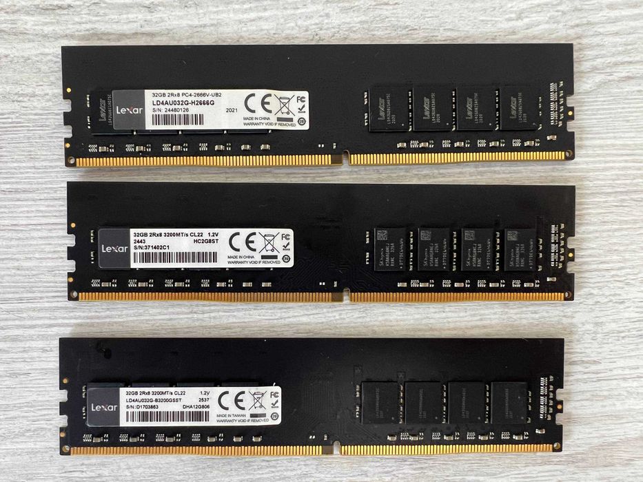 Lexar DDR4 32GB оперативная память (для ПК) + Гарантия