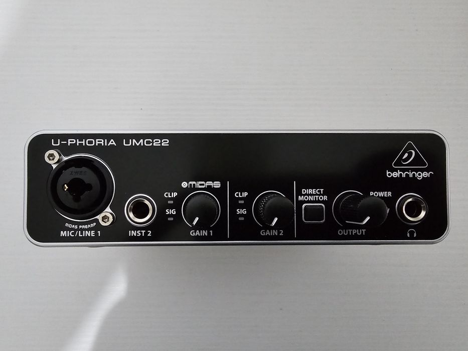 Behringer Euphoria UMC22+cablu original