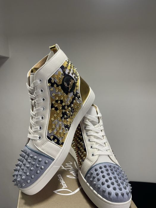 Christian Louboutin High Snake Steel