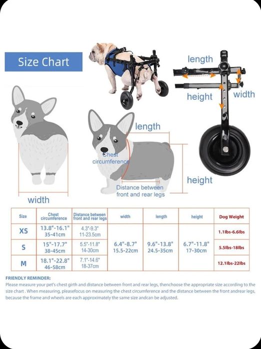 Инвалидная коляска для собак