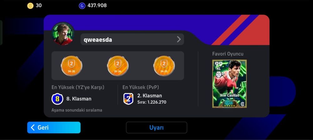 Efotboll акаунт гатовы