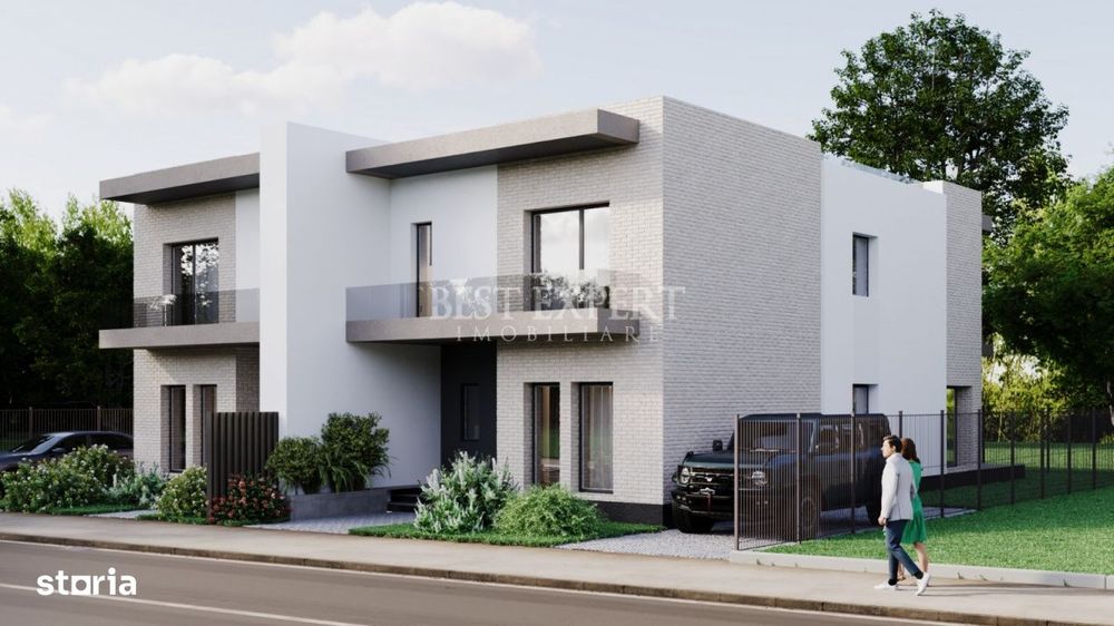 Duplex de vanzare -4 camere, 184 mp utili, curte proprie, 2 Parcari