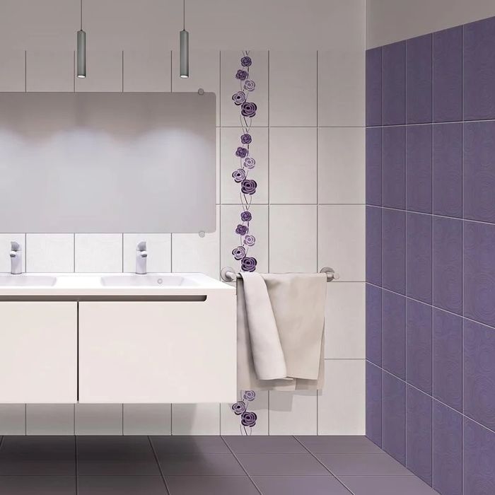 PROMO! FAIANTA Dovima Violet 25x40 Cesarom - factura