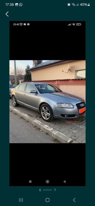 Aripi bara spate usi  Audi a6 c6 cod culoare LY7G
