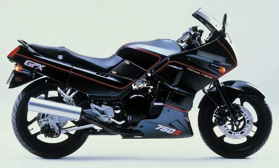 Стикери Kawasaki Ninja 250R / GPX 750R кавазаки нинджа лепенки гпх