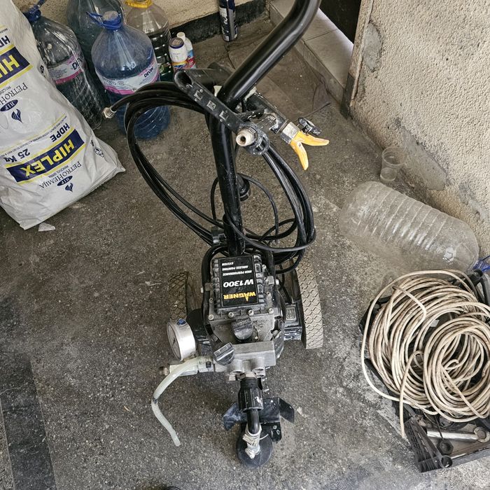 Професионална машина  безвъздушно боядисване  шпакловане wagner w1300