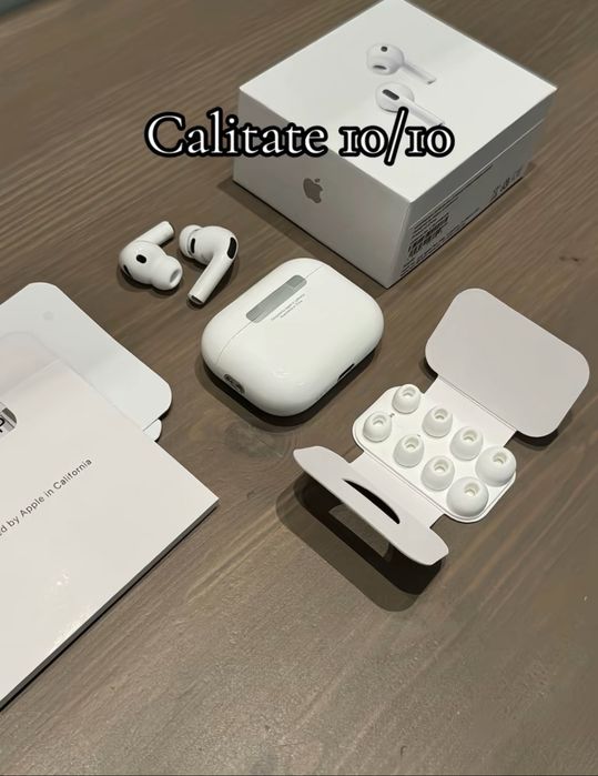 Vând AirPods Pro 3 noi, sigilate, nedesfăcute. Produsul este în ambalajul original