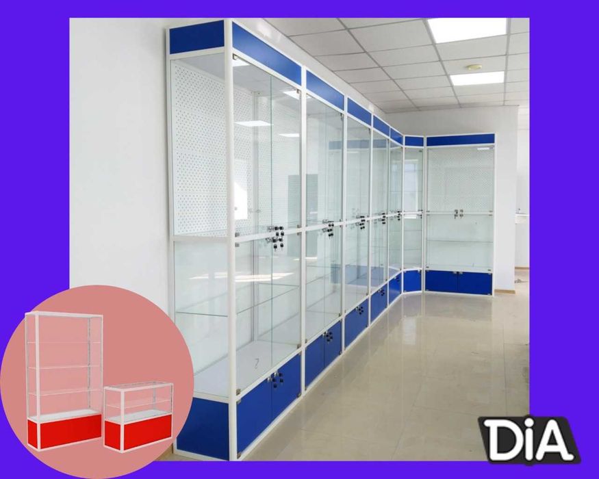 Прилавок витрина, витрина стеклянная, oynaly vitrina va prilavkalar