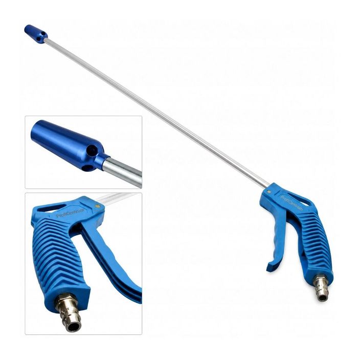 Pistol pneumatic lung pentru suflat cu teava din aluminiu, lungime 102