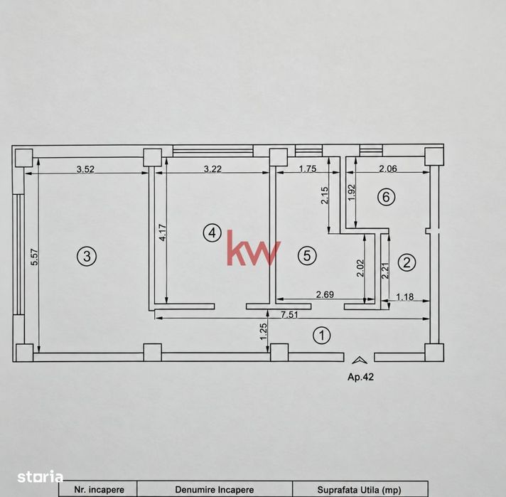Apartament 2 camere | 58,2 mp | Parcare inclusa | Valea Lupului