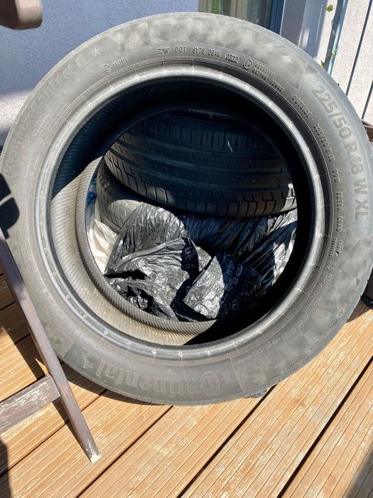 4 anvelope vara Continental PremiumContact 6 225/50 R18 99W XL DOT 2022