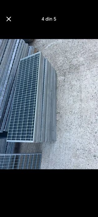 Trepte galvanizate durabile și de calitate, executate la orice dimensiune, ideale pentru scări metalice. Puteți comanda și obține mai