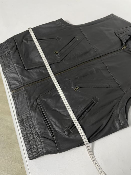 Vesta moto din piele Prince XXL