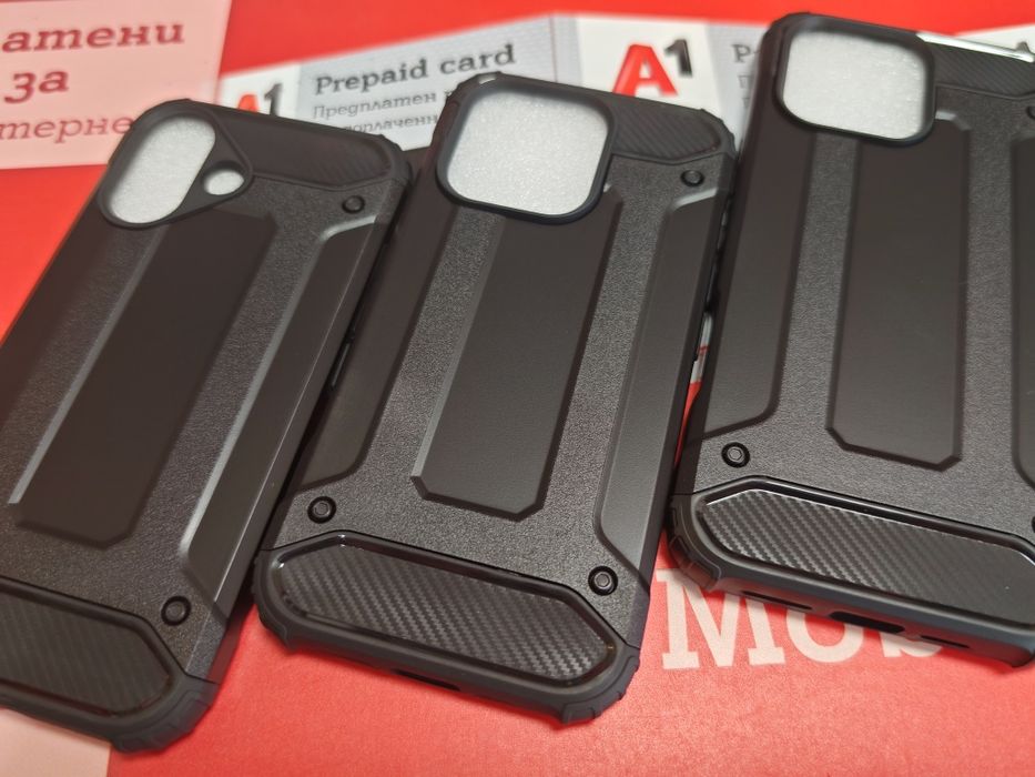 Iphone 16,iPhone 16 Pro,iPhone 16 Pro Max черен гръб различни  модели