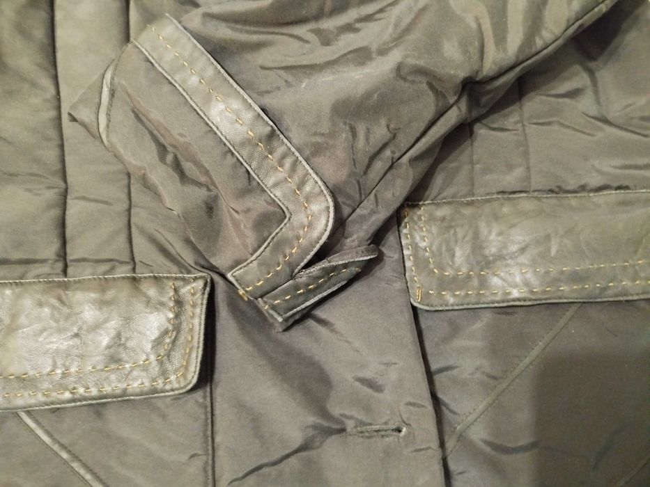 Дълго черно яке – кройка палто с шал яка, XL