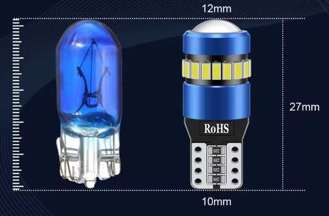 W5W T10 LED крушки