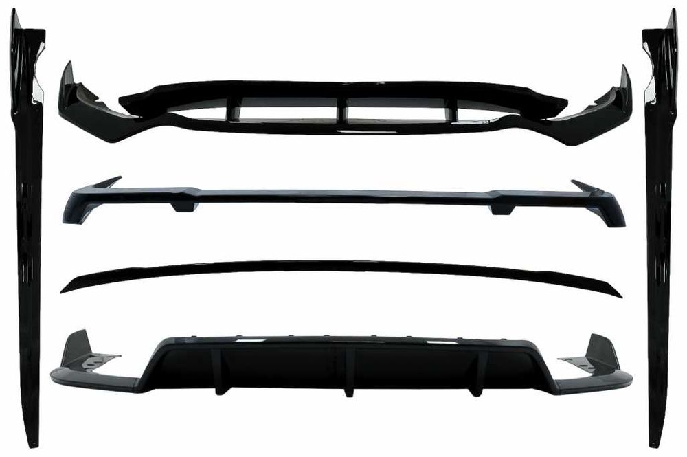 Pachet Exterior BMW X5 G05 (2018-2022) M-Tech Black Knight Design Negru Lucios