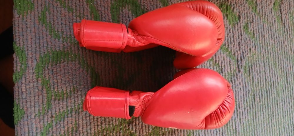Боксёрские перчатки и шлем
