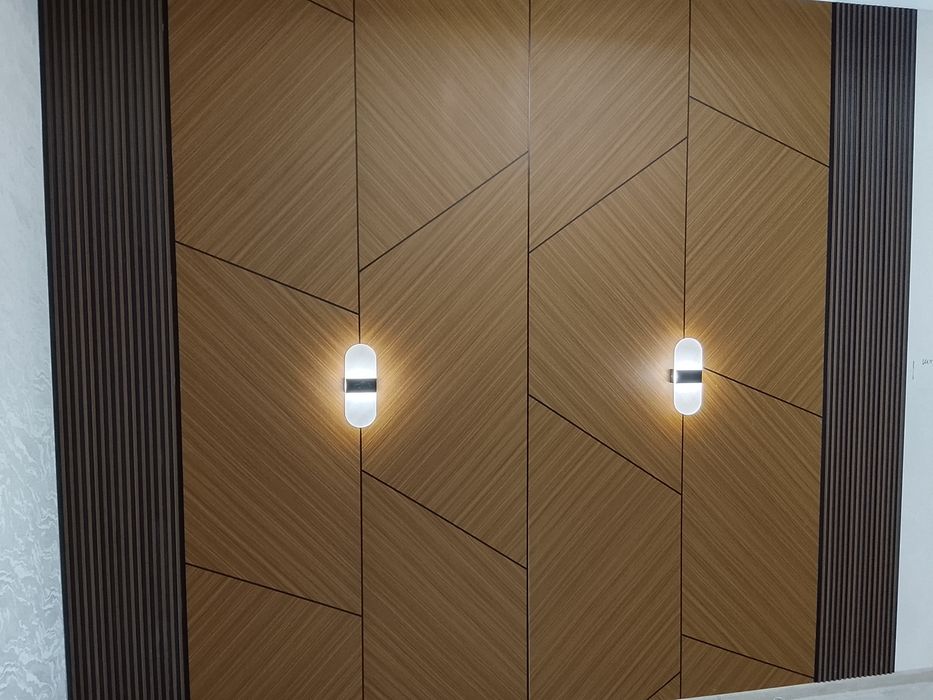 Поклейка обоев и гибкий мроамор