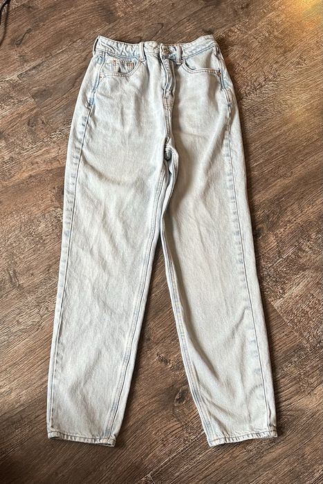 Светлосини дънки Zara Mom jeans