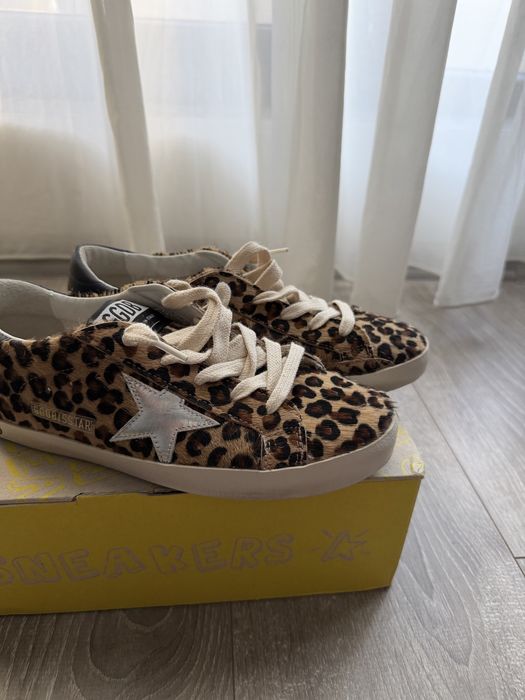 Golden Goose Super Star Animal Print Leopard