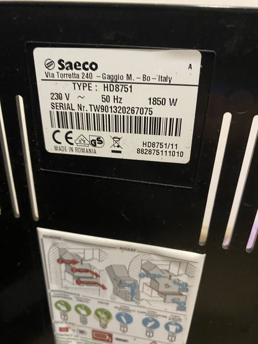 Saeco Intelia HD8751/11