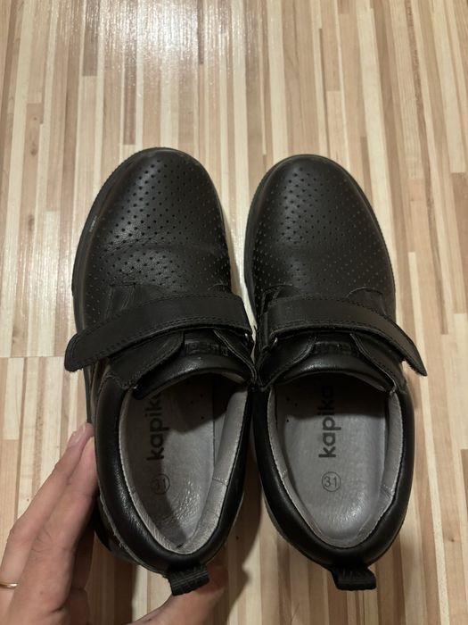 Кожаные ботинки в школу на мальчика