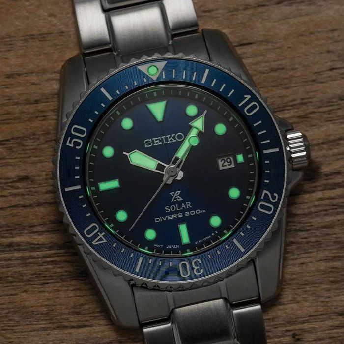 Seiko Prospex Solar Diver’s Blue Dial SNE858P1