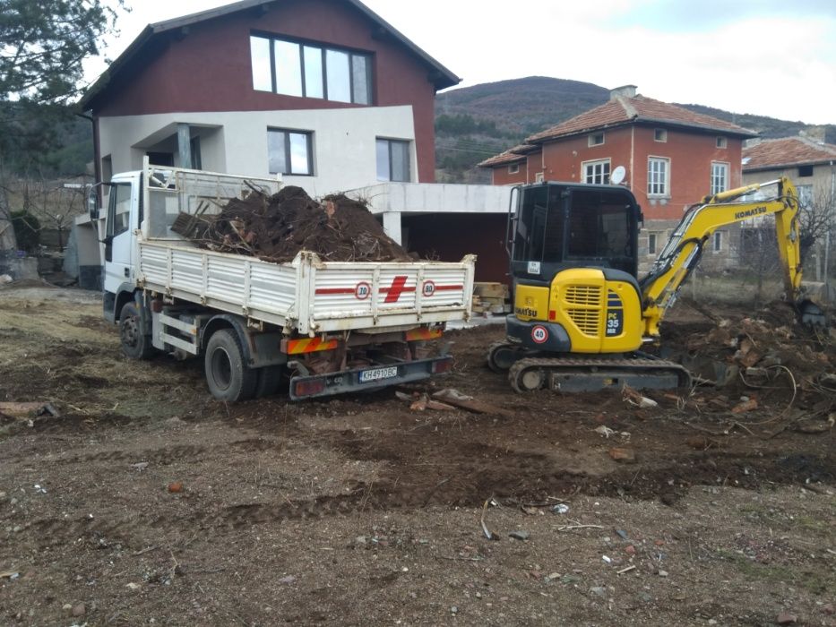 Услуги с Багер, Валяк ,Бобкати , Чук и Самосвали до .БИК-СТРОЙ ООД