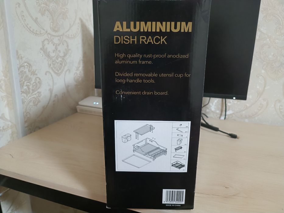 Двухслойная сушилка для посуды подставка