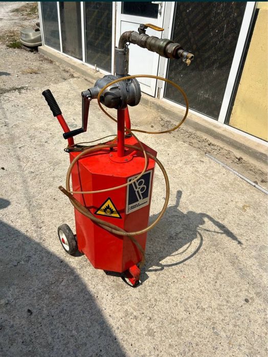 Съд за механично пневматично и електронно точене на масла горива течно